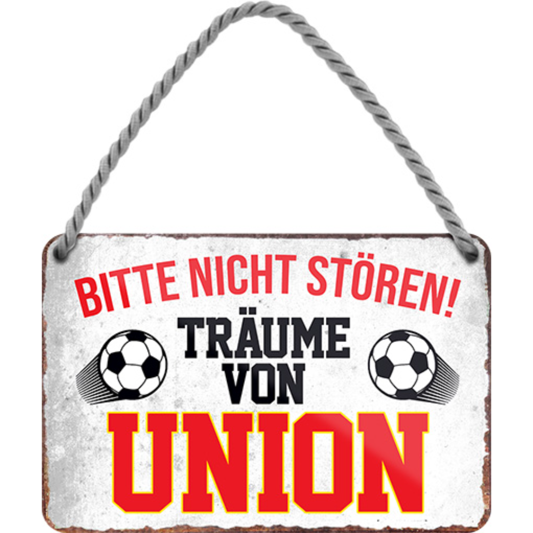 Union Fanartikel Blechschilder