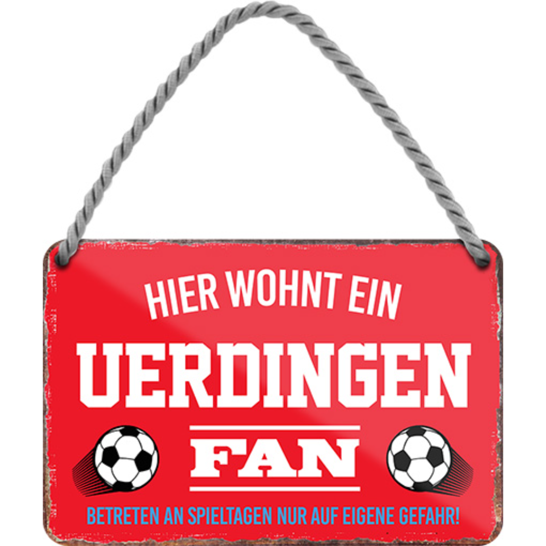 Uerdingen Fanartikel Blechschilder