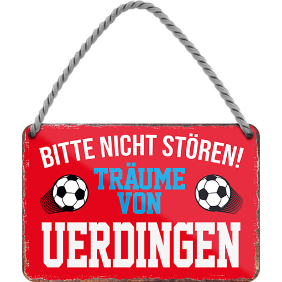 Uerdingen Fanartikel Blechschilder