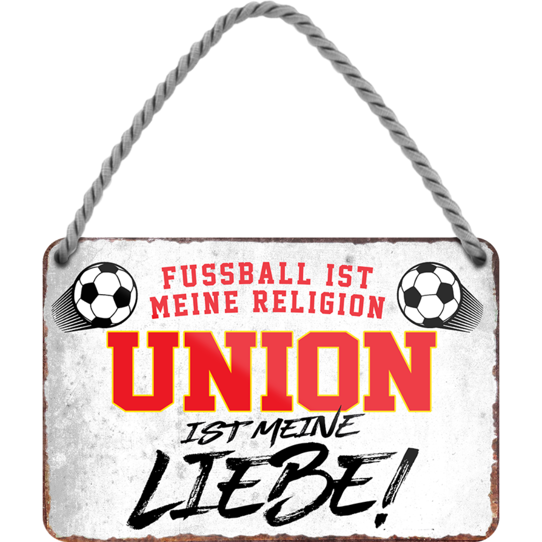 Union Fanartikel Blechschilder