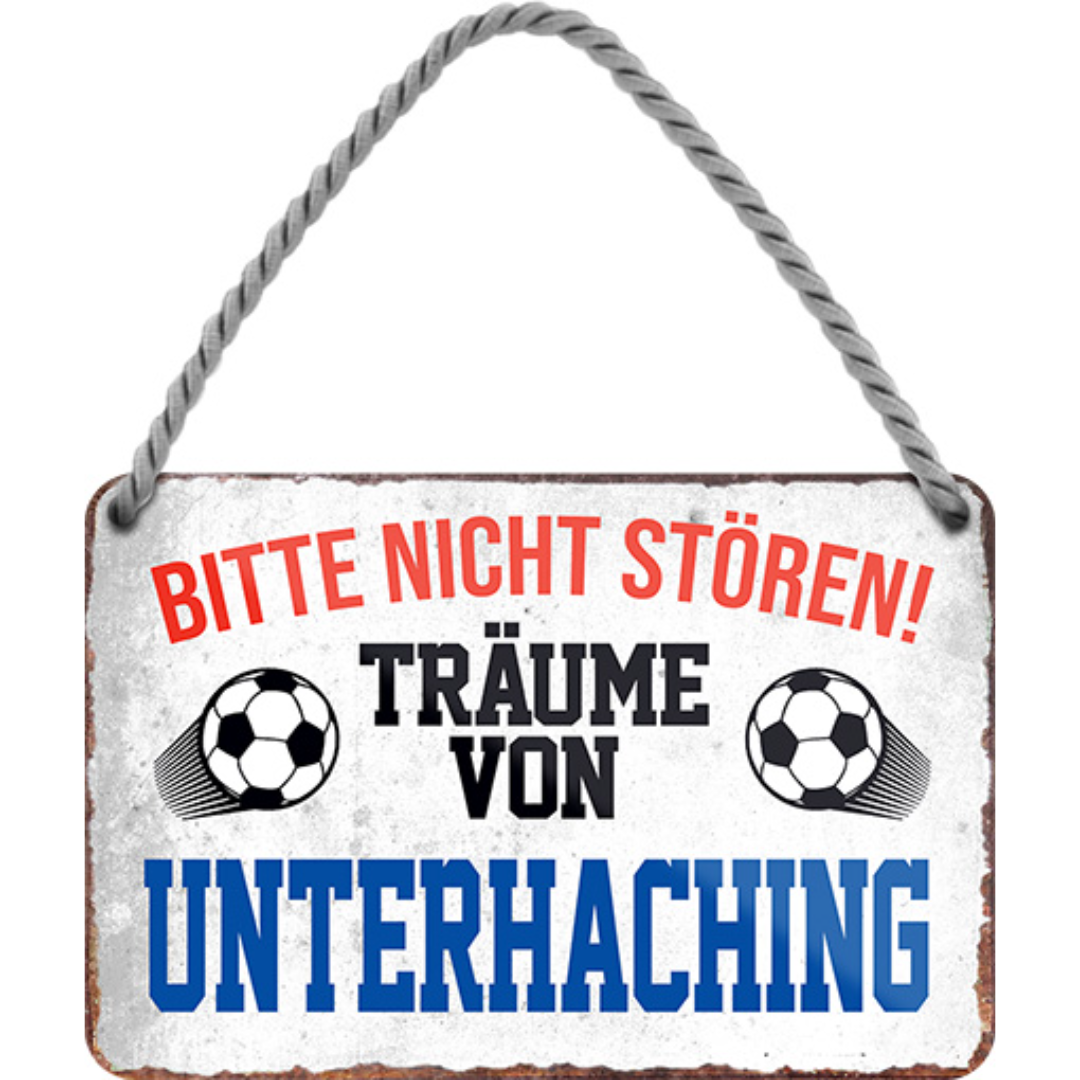 Unterhaching Fanartikel Blechschilder