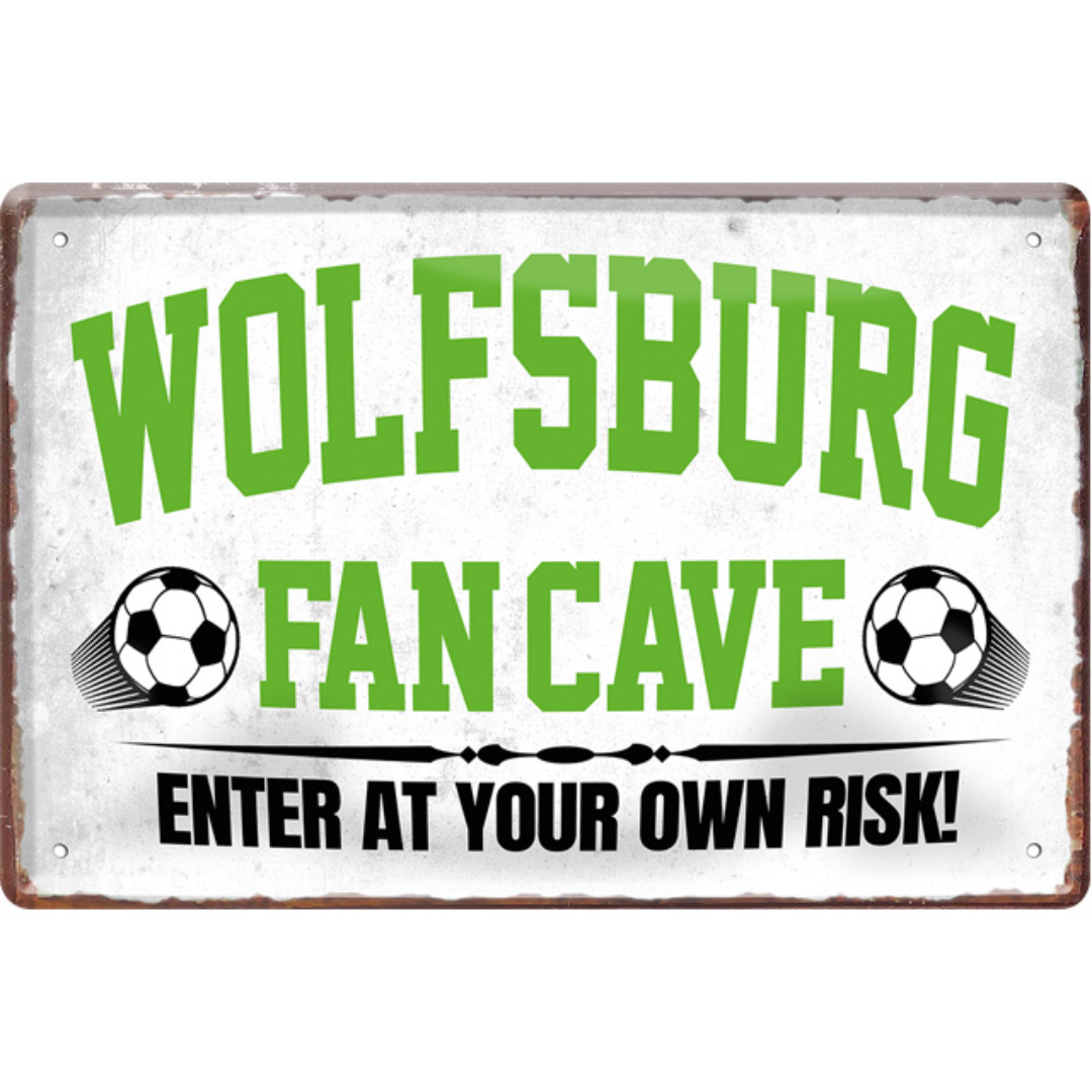 Wolfsburg Fanartikel Blechschilder