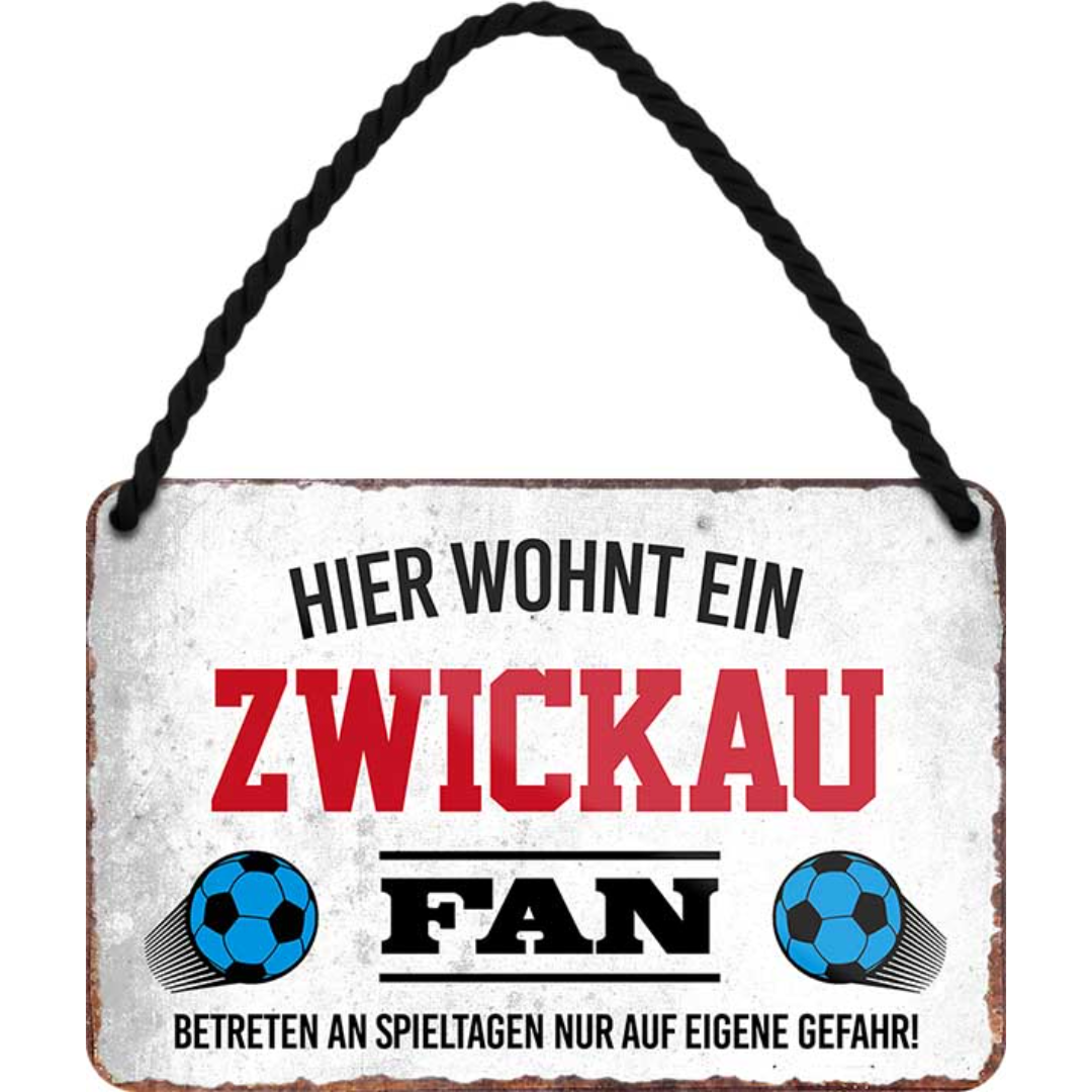 Zwickau Fanartikel Blechschilder