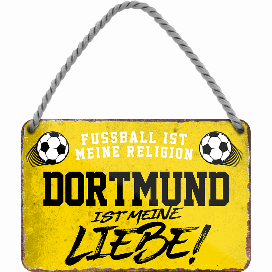 Dortmund Fanartikel Blechschilder - Man Cave Germany Blechschild