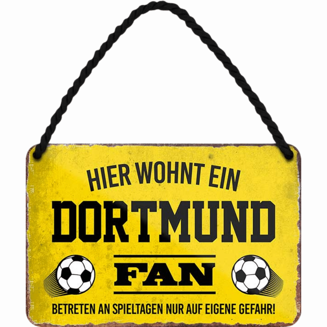 Dortmund Fanartikel Blechschilder - Man Cave Germany Blechschild