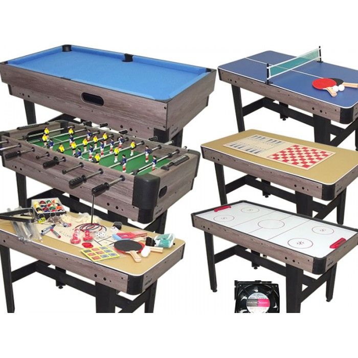 Multi-Tisch 16 in 1 (Kicker, Billard, Airhockey u.v.m) - Man Cave Germany Airhockey