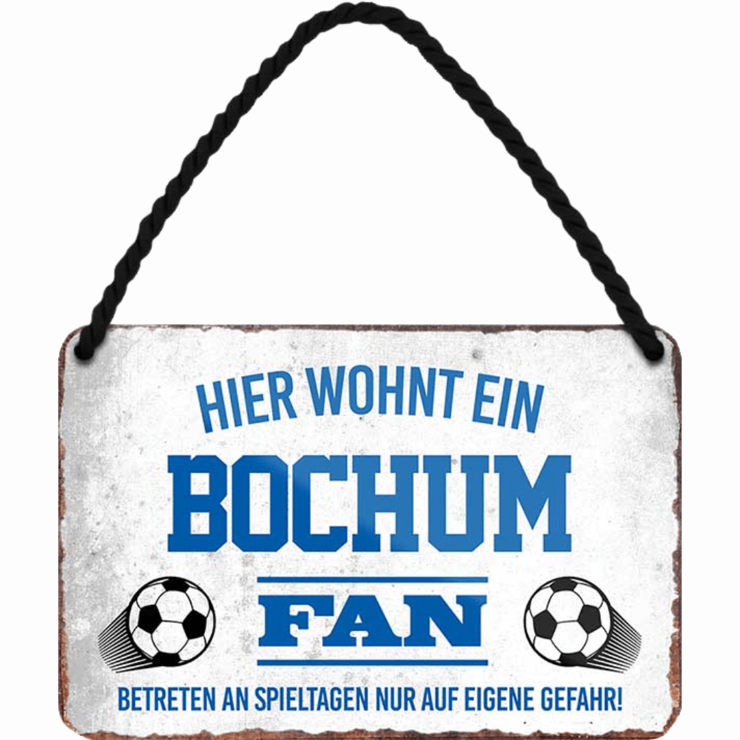 Bochum Fanartikel Blechschilder - Man Cave Germany Blechschild