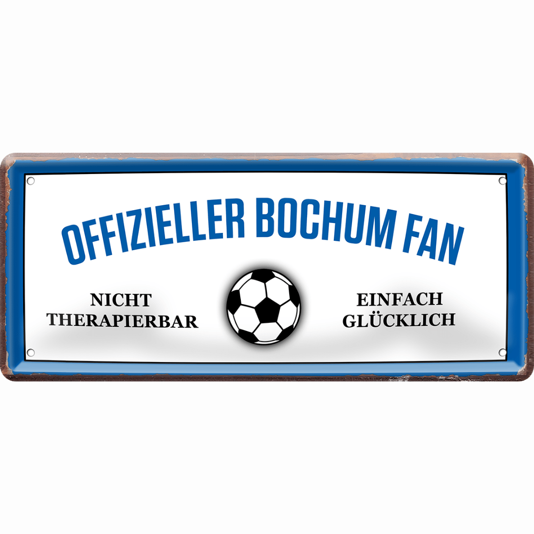 Bochum Fanartikel Blechschilder - Man Cave Germany Blechschild
