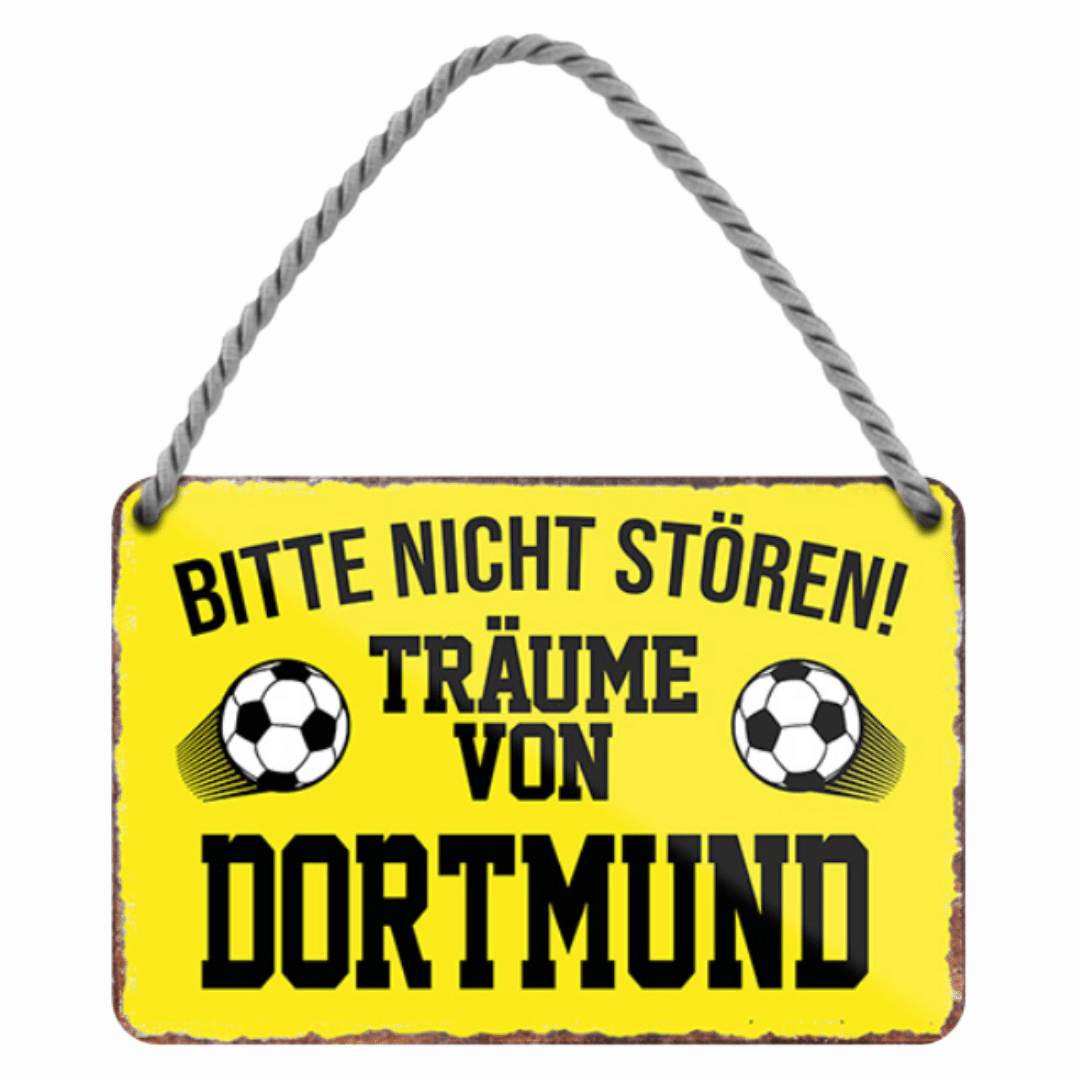 Dortmund Fanartikel Blechschilder - Man Cave Germany Blechschild