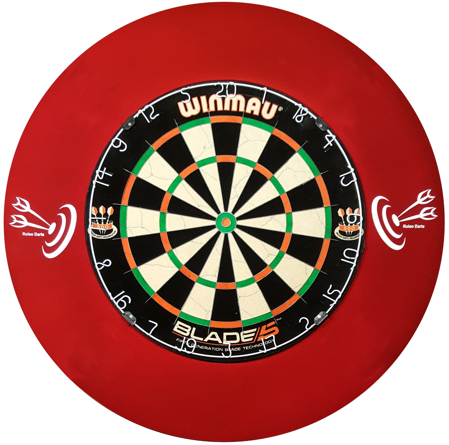 Dart Auffangring Rot oder Schwarz - Man Cave Germany Dartscheibe