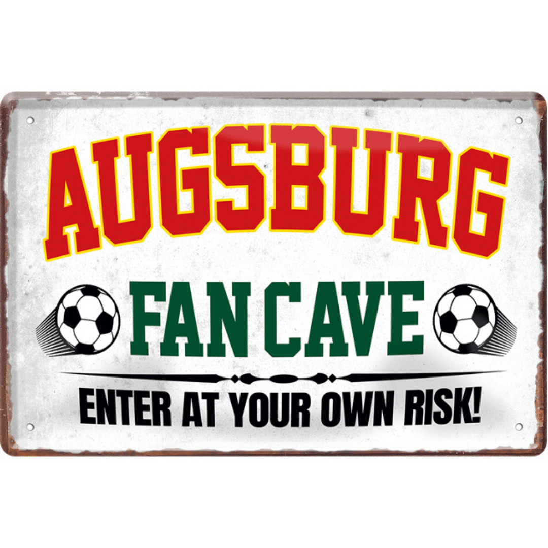 Augsburg Fanartikel Blechschilder
