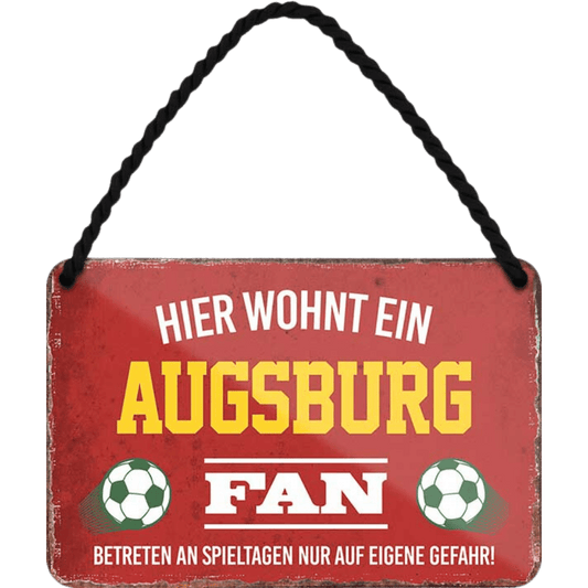 Augsburg Fanartikel Blechschilder