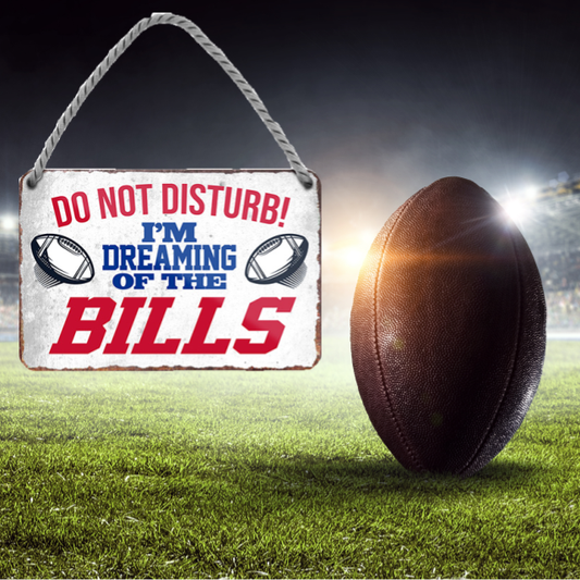 Bills Fanartikel Blechschild 18 x 12 cm - Man Cave Germany Blechschild