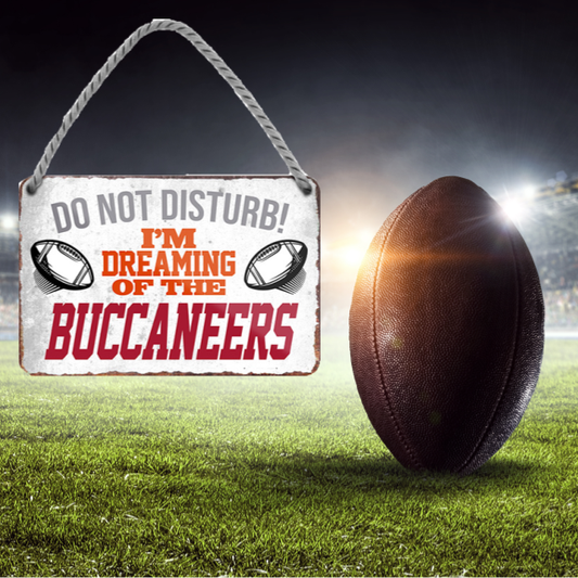 Buccaneers Fanartikel Blechschild 18 x 12 cm - Man Cave Germany Blechschild