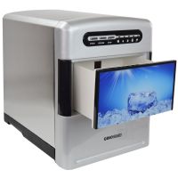 Syntrox Digitaler Edelstahl Eiswürfelbereiter mit Bedienfeld und Kontrollleuchten - Man Cave Germany Eiswürfelbereiter