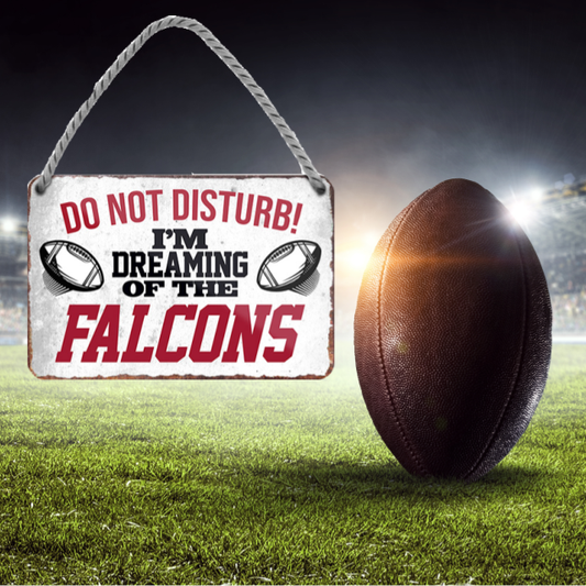 Falcons Fanartikel Blechschild 18 x 12 cm - Man Cave Germany Blechschild