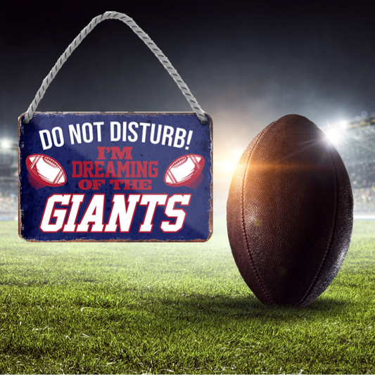 Giants Fanartikel Blechschild 18 x 12 cm - Man Cave Germany Blechschild