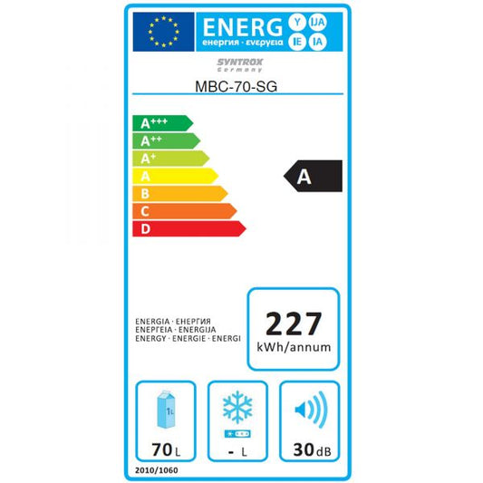Syntrox 70 Liter Retro Kühlschrank / Minibar - Man Cave Germany Kühlschrank