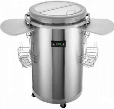 Syntrox Party Flaschen Kühlschrank Kühlbox Edelstahl schwarz / weiß - Man Cave Germany Weiß Kühlschrank