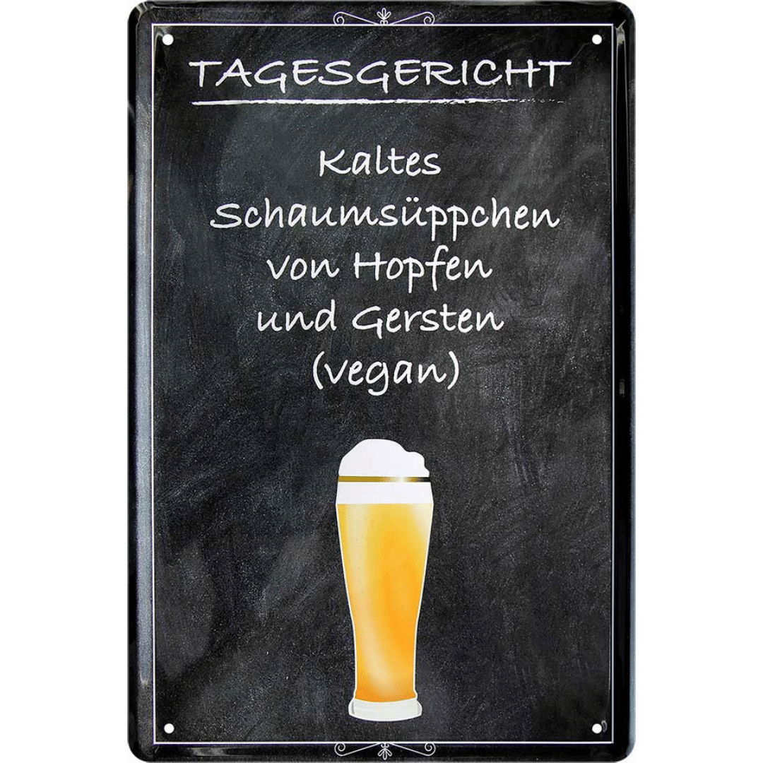 Tagesgericht Blechschild 20 x 30 cm