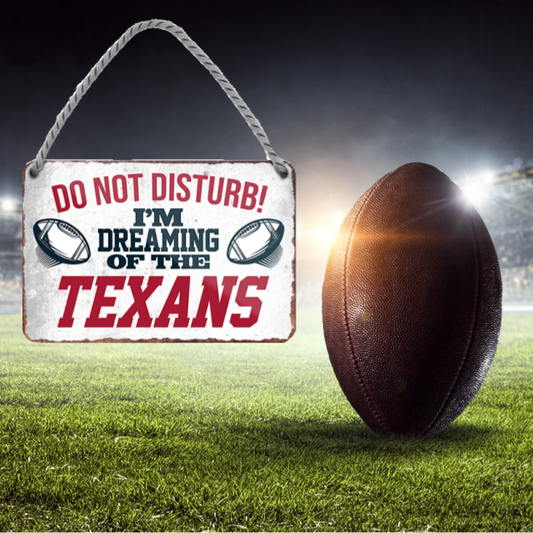 Texans Fanartikel Blechschild 18 x 12 cm - Man Cave Germany Blechschild