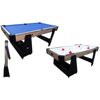 Multi-Tisch Airhockey + Billardtisch (zusammenklappbar)