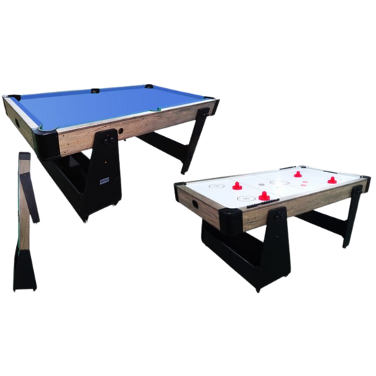 Multi-Tisch Airhockey + Billardtisch (zusammenklappbar)