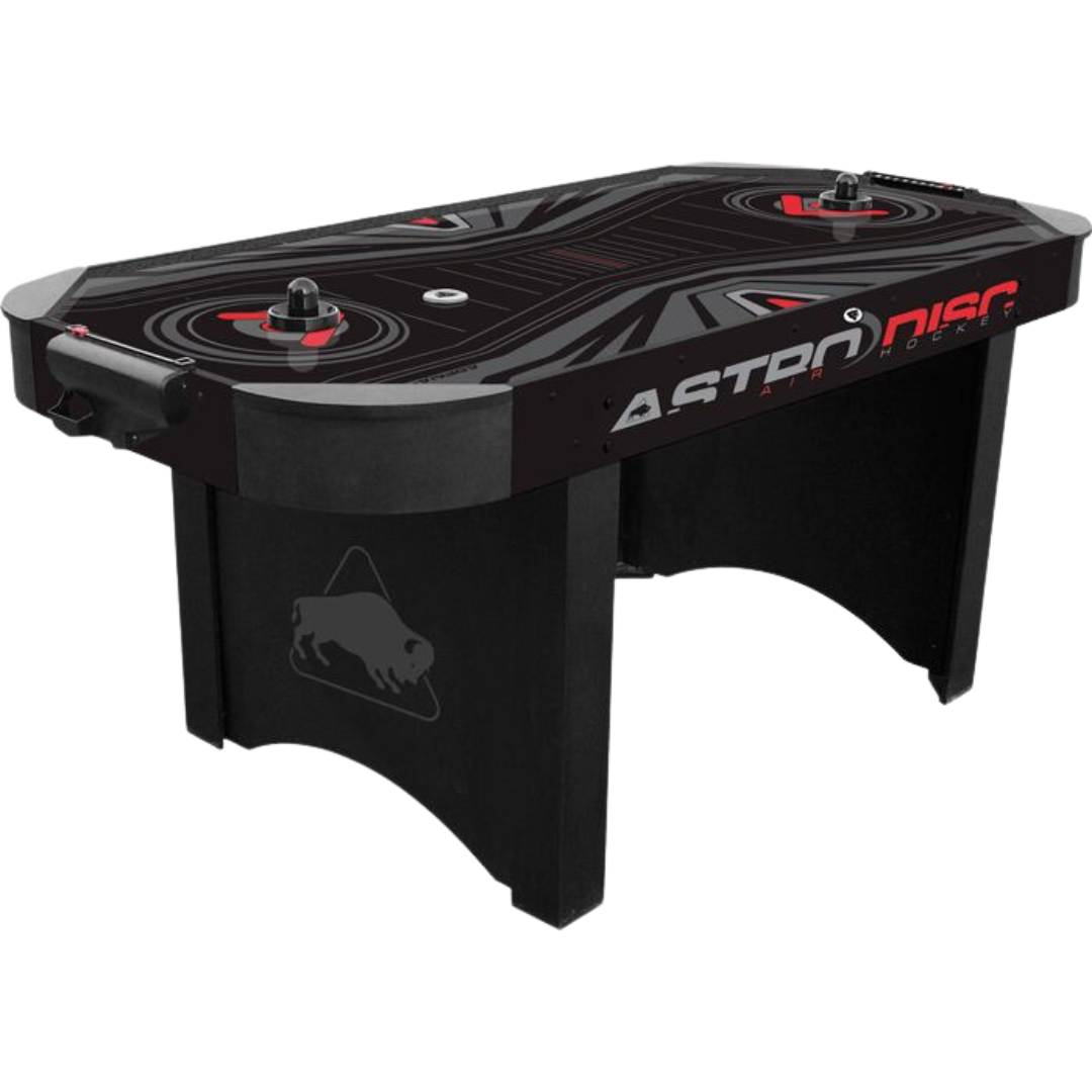 Airhockeytisch Astrodisc schwarz 6ft