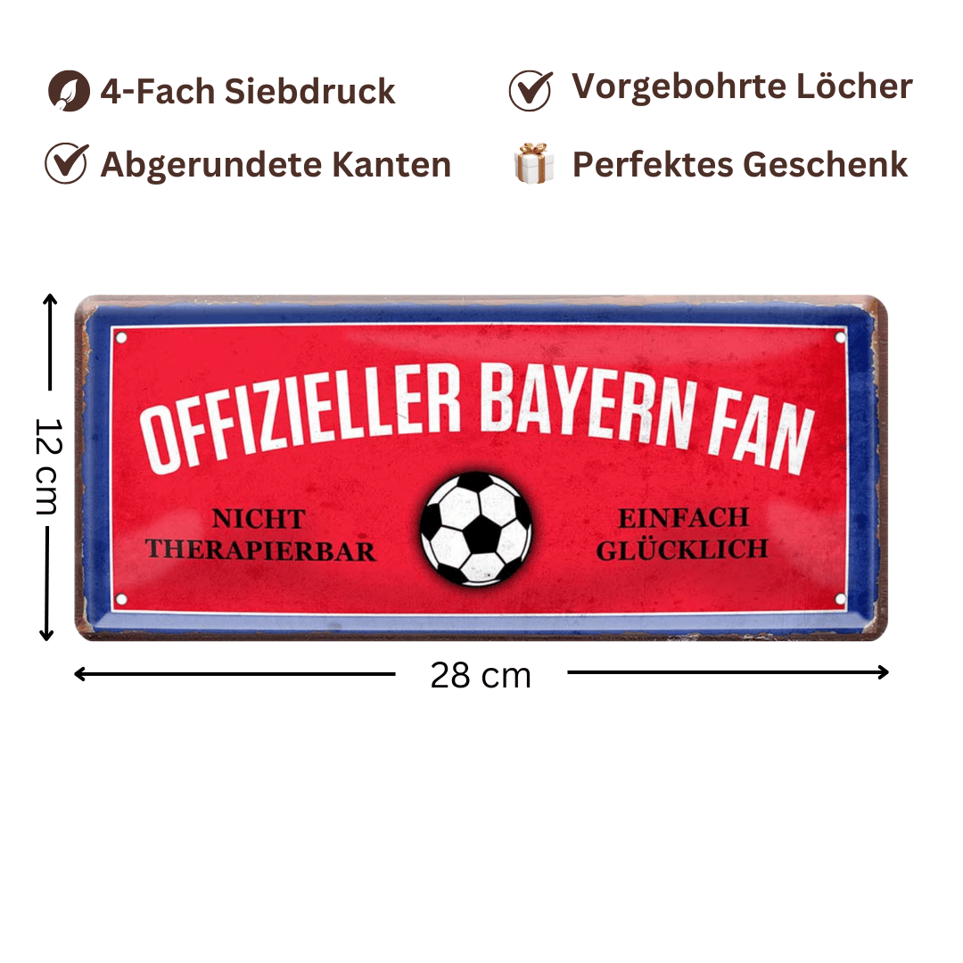BayernFan28x12cm