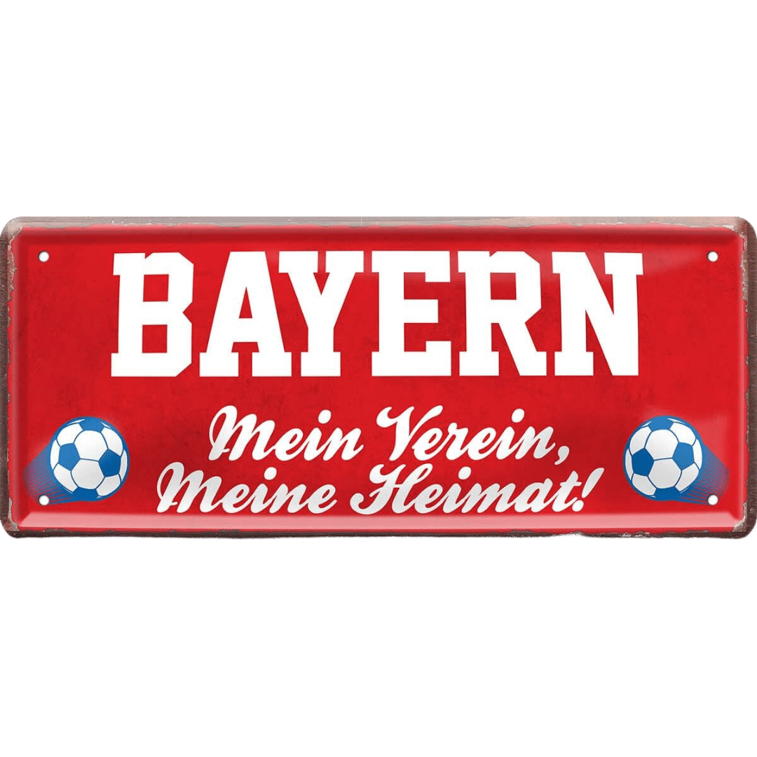Bayern Fanartikel Blechschilder