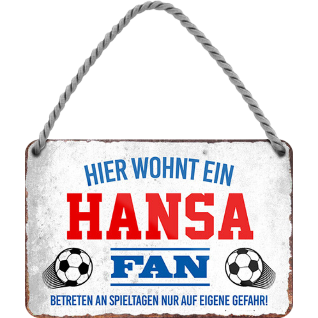 Hansa / Rostock Fanartikel Blechschilder