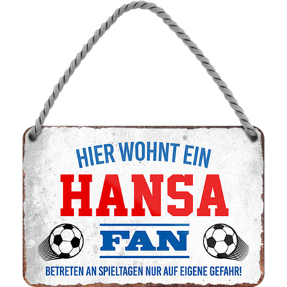 Hansa / Rostock Fanartikel Blechschilder