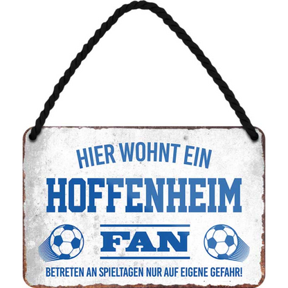 Hoffenheim Fanartikel Blechschilder