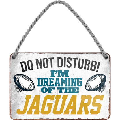 Jaguars Fanartikel Blechschild 18 x 12 cm