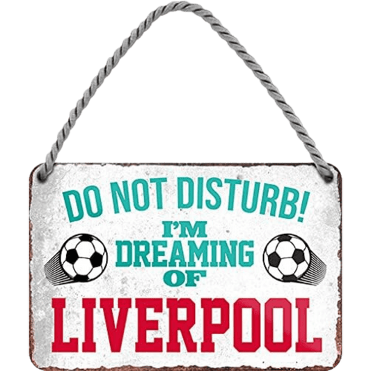 Liverpool Fanartikel Blechschild 18 x 12 cm