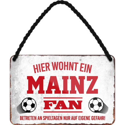 Mainz Fanartikel Blechschilder