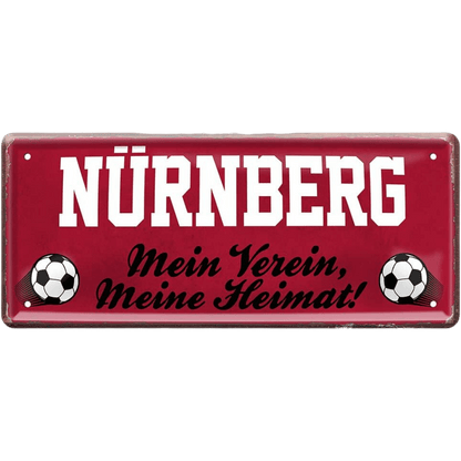 Nürnberg Fanartikel Blechschilder
