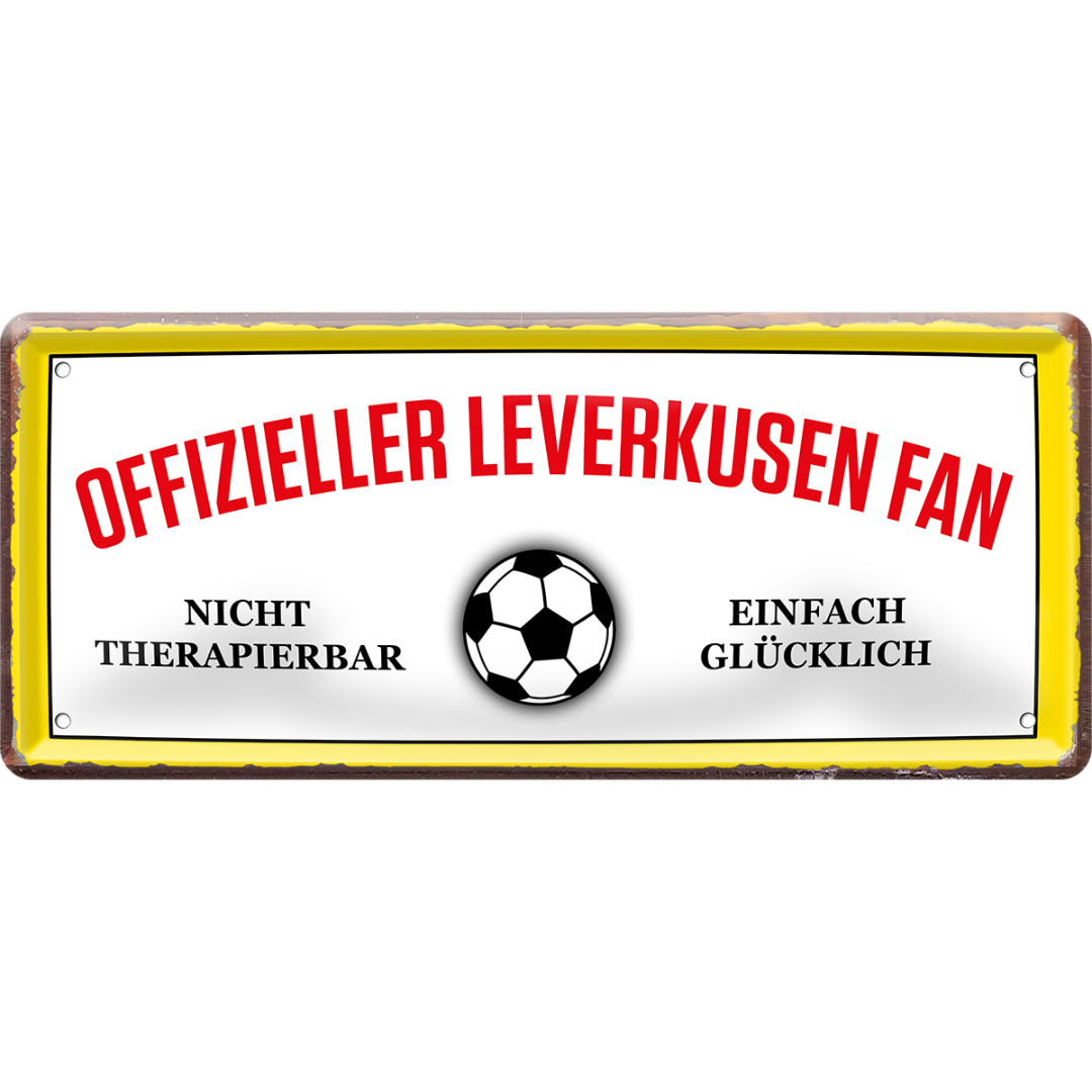 Leverkusen Fanartikel Blechschilder