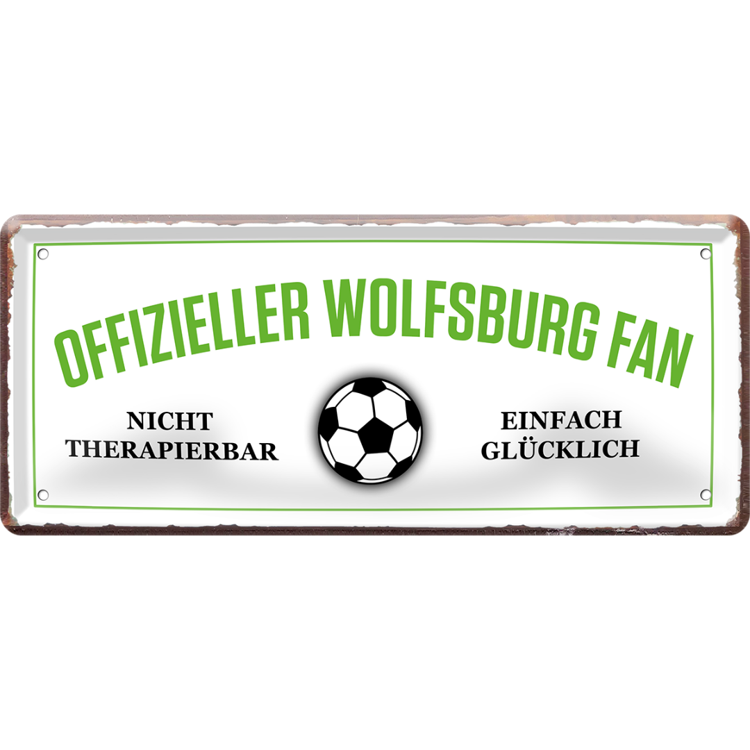 Wolfsburg Fanartikel Blechschilder