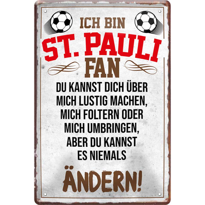St. Pauli Fanartikel Blechschilder