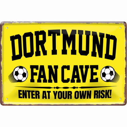 Dortmund Fanartikel Blechschilder - Man Cave Germany Blechschild